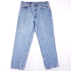 Levi's 550 Relaxed Fit Tapered Leg Jeans 38x30 Light Wash